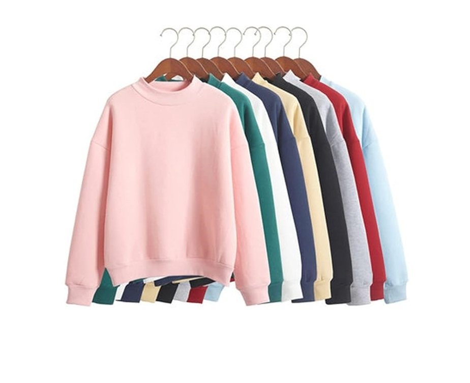 سويت شيرت للنساء من توب بلوفر محبوك سميك للربيع والخريف